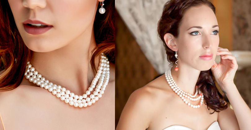 Three-Strand Pearl Necklace